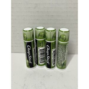 4 New Sealed Chapstick Lip Balm Green Apple 0.15 ounces